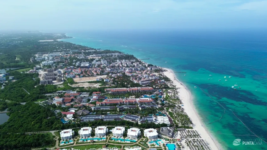 Aerial view of Punta Cana
