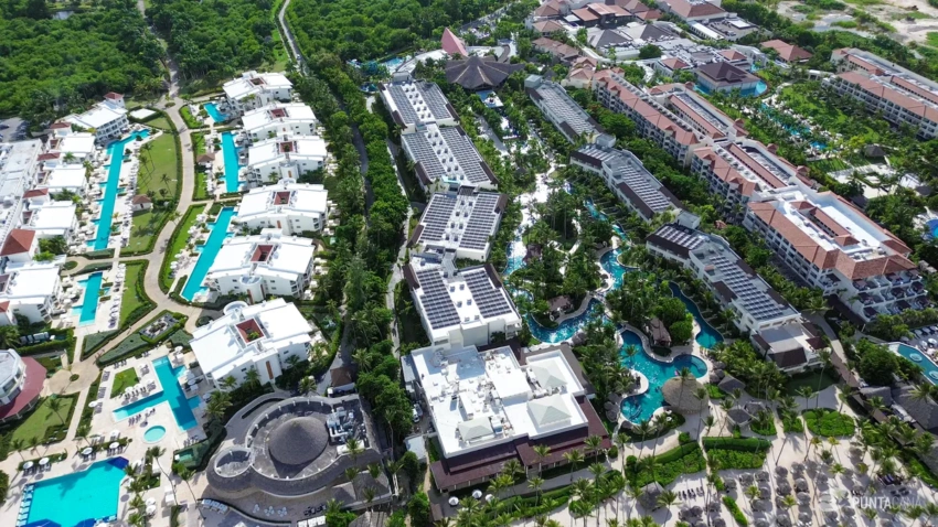 Aerial view of Punta Cana