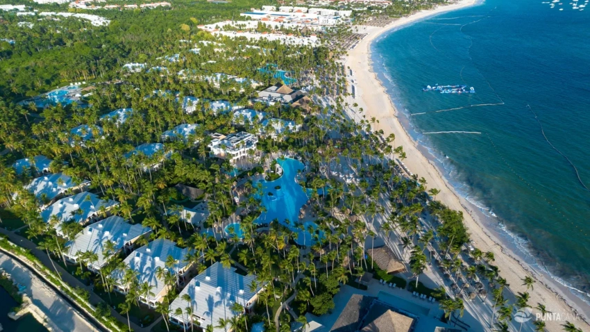 Aerial view of Punta Cana