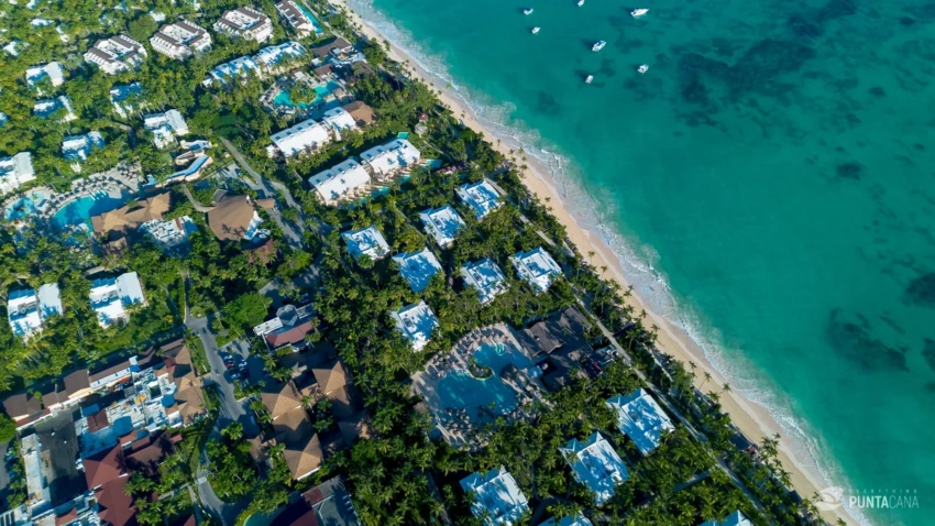 Aerial view of Punta Cana
