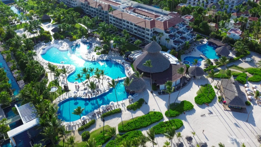 Aerial view of Punta Cana